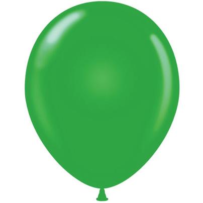 Globos lisos verdes 10u